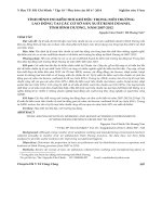 Tình hình đo kiểm hơi khí độc trong môi trường lao động tại các cơ sở sản xuất kinh doanh, tỉnh Bình Dương, năm 2007-2012