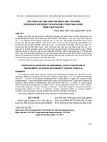 Can thiệp đặt ống ghép nội mạch điều trị phình động mạch chủ bụng tại khoa phẫu thuật mạch máu, Bệnh viện Chợ rẫy