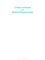 Ebook A short textbook of medical pharmacology: Part 1