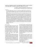 Đánh giá tình hình áp dụng qui trình điều dưỡng tại một số bệnh viện thuộc khu vực miền núi, trung du phía Bắc Việt Nam