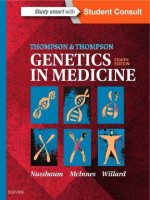 Ebook Thompson & Thompson genetics in medicine (8th edition): Part 1