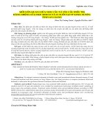 Mối liên quan giữa nhu cầu và yêu cầu điều trị răng miệng của học sinh 12 và 15 tuổi tại TP Long Xuyên tỉnh An Giang