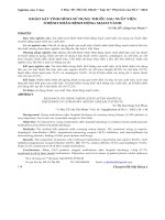 Khảo sát tình hình sử dụng thuốc sau xuất viện ở bệnh nhân bệnh động mạch vành