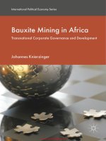 Bauxite mining in africa transnational corporate governance and development 