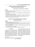 Nghiên cứu sự thay đổi áp lực động mạch phổi bằng siêu âm ở bệnh nhân xơ gan