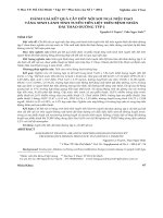 Đánh giá kết quả cắt đốt nội soi ngả niệu đạo tăng sinh lành tính tuyến tiền liệt trên bệnh nhân đái tháo đường týp 2