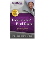 Loopholes of real estate 