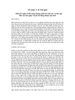 Khuyến nghị về bổ sung dưỡng chất cho bột mỳ và bột ngô (Báo cáo hội nghị: Tuyên bố đồng thuận tạm thời)