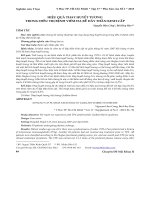 Hiệu quả thay huyết tương trong điều trị bệnh viêm đa rễ dây thần kinh cấp