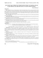 Xây dựng qui trình xác định hàm lượng vitamin B1, B2, B3 và B6 trong sữa bột bổ sung vi chất dinh dưỡng