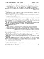 Nghiên cứu đặc điểm lâm sàng, cận lâm sàng và hiệu quả điều trị thải sắt ở bệnh nhân thalassemia người lớn điều trị tại Bệnh viện Trung Ương Huế