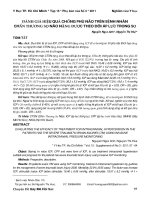 Đánh giá hiệu quả chống phù não trên bệnh nhân chấn thương sọ não nặng được theo dõi áp lực trong sọ