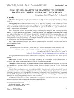 Đánh giá hiệu quả bước đầu của thông tim can thiệp tim bẩm sinh tại Bệnh viện Đại học Y Dược TP.HCM