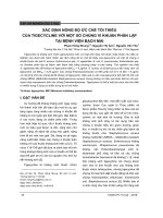 Xác định nồng độ ức chế tối thiểu của tigecycline với một số chủng vi khuẩn phân lập tại bệnh viện Bạch Mai
