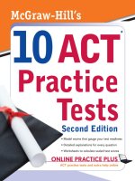 Ebook 10 ACT practice tests (2/E): Part 1