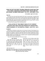 Đánh giá kết quả điều trị bệnh viêm mũi xoang mạn tính có dị hình cuốn mũi dưới bằng phẫu thuật nội soi mũi xoang tại Bệnh viện Quân y 103 từ 8-2010 đến 8-2013