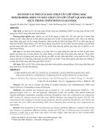 So sánh vai trò của máy chụp cắt lớp võng mạc heildelberg (HRT) và máy chụp cắt lớp cố kết quang học (OCT) trong chẩn đoán glaucoma