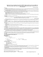 Khảo sát tần suất một số tác dụng không mong muốn xảy ra tức thời của thể châm trong điều trị lâm sàng tại các Bệnh viện Y học Cổ truyền ở TP. Hồ Chí Minh