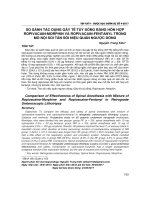 So sánh tác dụng gây tê tủy sống bằng hỗn hợp Ropivacain-morphin và Ropivacain-fentanyl trong mổ nội soi tán sỏi niệu quản ngược dòng