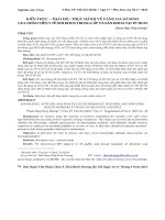 Kiến thức - thái độ ‐ thực hành về vàng da sơ sinh của nhân viên y tế nhi khoa trung cấp và sản khoa tại TP.HCM