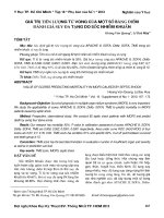 Giá trị tiên lượng tử vong của một số bảng điểm đánh giá suy đa tạng do sốc nhiễm khuẩn