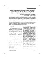 Ảnh hưởng của điều trị tiêu huyết khối alteplase đường tĩnh mạch đến các kết quả mạch máu và lâm sàng ở bệnh nhân tắc động mạch não giữa