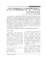 Tác dụng kháng khuẩn của loxain trên invitro và điều trị bỏng trên mô hình bỏng ở chuột cống trắng