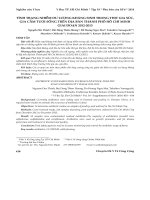 Tình trạng nhiễm dư lượng kháng sinh trong thịt gia súc, gia cầm tươi sống trên địa bàn Thành phố Hồ Chí Minh giai đoạn 2012‐2013