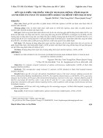 Kết quả điều trị phẫu thuật dị dạng động tĩnh mạch (AVM) khe sylvian từ 10/2013 đến 10/2014 tại Bệnh viện Bạch Mai