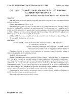 Ứng dụng của phẫu thuật nội soi trong tiết niệu học tại Bệnh viện Nhi Đồng 2