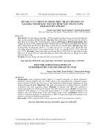 Kết quả của thở CPAP trong điều trị suy hô hấp cấp tại khoa nội hô hấp - nội tiết bệnh viện Trung ương Thái Nguyên năm 2017