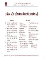 Bài giảng Chăm sóc bệnh nhân sốc phản vệ