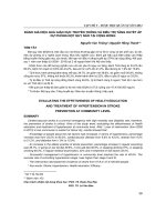 Đánh giá hiệu quả giáo dục truyền thông và điều trị tăng huyết áp dự phòng đột quỵ não tại cộng đồng