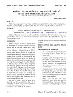 Khảo sát trung thất bằng X quang kỹ thuật số một số hình ảnh bệnh lý được so sánh với kỹ thuật cắt lớp điện toán