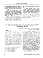 Chất lượng cuộc sống và một số yếu tố liên quan của người bệnh sau phẫu thuật cắt túi mật do sỏi tại Bệnh viện Đa khoa