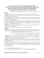 Khảo sát tính nhạy cảm đối với carbapenem của các vi khuẩn gram âm gây nhiễm khuẩn bệnh viện bằng nồng độ ức chế tối thiểu của meropenem và imipenem tại Bệnh viện Nhân Dân Gia Định