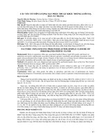 Các yếu tố tiên lượng sau phẫu thuật khâu thủng loét dạ dày tá tràng