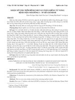 Nhận xét đặc điểm bệnh nhi tay chân miệng tử vong Bệnh viện Nhi Đồng 1 - Thành phố Hồ Chí Minh