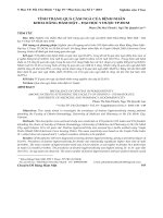 Tình trạng quá cảm ngà của bệnh nhân khoa răng hàm mặt Đại học Y Dược TP.HCM