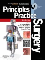 Ebook Principles and practice of surgery (6th edition): Part 1