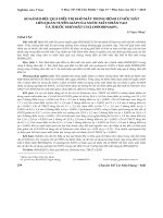 So sánh hiệu quả điều trị khô mắt trong bệnh lý hốc mắt liên quan tuyến giáp của nước mắt nhân tạo và thuốc nhỏ mắt cyclosporin  0,05%