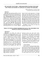 Kết quả điều trị vô sinh – hiếm muộn bằng phương pháp bơm tinh trùng vào buồng tử cung (IUI) tại thành phố Nam Định