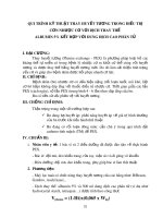 Qui trình kỹ thuật thay huyết tương trong điều trị cơn nhược cơ với dịch thay thế albumin 5% kết hợp với dung dịch cao phân tử