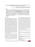 Thực trạng bệnh tăng huyết áp ở người cao tuổi ở xã Du Tiến huyện Yên Minh tỉnh Hà Giang và các yếu tố liên quan