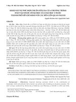 Khảo sát sự phù hợp chuẩn đầu ra của chương trình đào tạo dược sĩ đại học của Đại học Y Dược thành phố Hồ Chí Minh với các bên liên quan ngoài