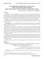 Đặc điểm bệnh hen phế quản ở giáo viên điều trị tại phòng khám hô hấp Bệnh viện Đại học Y Dược TP.HCM từ 1/6/2008 đến 31/12/2009