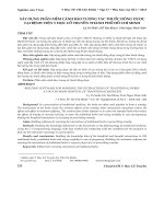 Xây dựng phần mềm cảnh báo tương tác thuốc đông dược tại Bệnh viện Y học Cổ truyền Thành phố Hồ Chí Minh