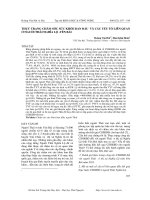 Thực trạng chăm sóc sức khỏe ban đầu ở người Thái Nghĩa Lộ - Yên Bái và các yếu tố liên quan