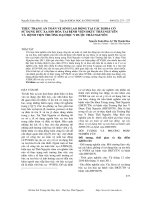 Thực trạng an toàn vệ sinh lao động tại các khoa có sử dụng bức xạ ion hóa tại Bệnh viện Đa khoa Trung ương Thái Nguyên và Bệnh viện Trường Đại học Y Dược Thái Nguyên