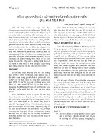 Tổng quan về các kỹ thuật cắt tiền liệt tuyến qua ngã niệu đạo